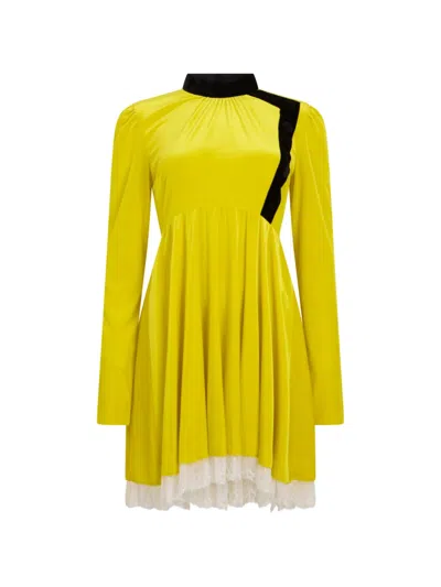 Philosophy Di Lorenzo Serafini Lace-trim Mini Dress In White