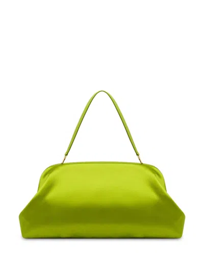 Philosophy Di Lorenzo Serafini Lauren Satin Clutch Bag In Green