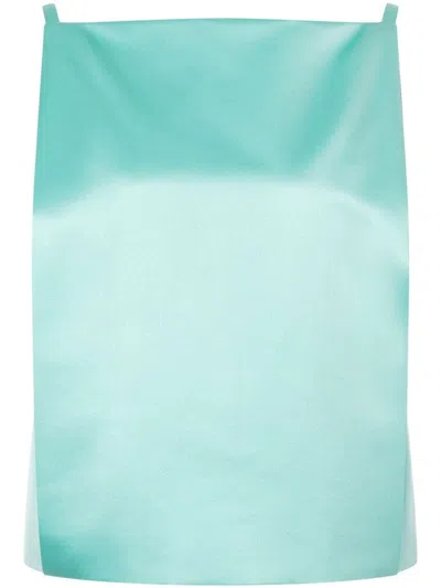 Philosophy Di Lorenzo Serafini Layered Satin Top In Blue