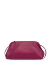 Shop Philosophy Di Lorenzo Serafini Leather Clutch Bag In 紫色