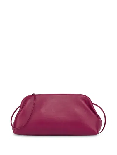 Philosophy Di Lorenzo Serafini Leather Clutch Bag In 紫色