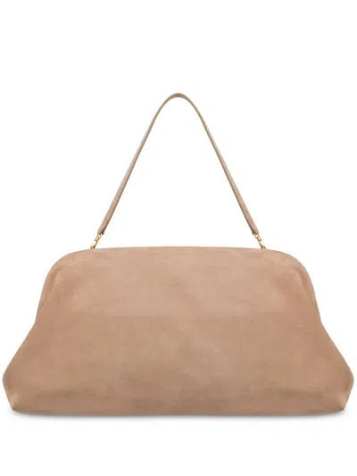 Philosophy Di Lorenzo Serafini Leather Clutch Bag In Neutrals