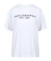 Philosophy Di Lorenzo Serafini Lettering Print T-shirt In White