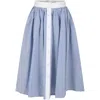 Philosophy Di Lorenzo Serafini Light Blue Dress For Girl With Logo In Blu