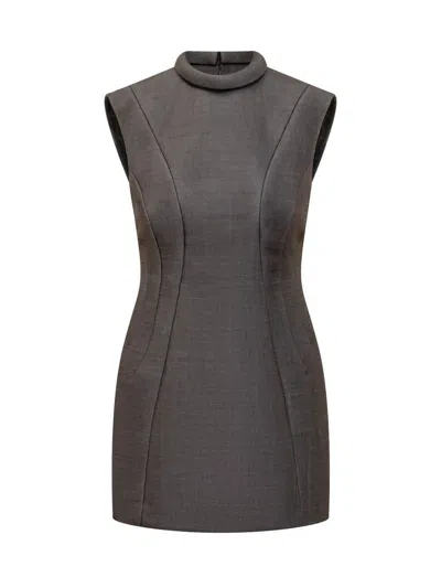 Philosophy Di Lorenzo Serafini Panelled Mini Dress In Grey