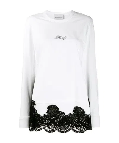 Philosophy Di Lorenzo Serafini Logo Details T-shirt In White