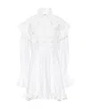 Philosophy Di Lorenzo Serafini Logo High-necked Hollowed-out Dress In White