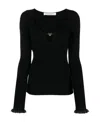 Philosophy Di Lorenzo Serafini Suéter Con Escote Barco - Negro In Black