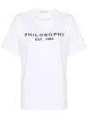 Philosophy Di Lorenzo Serafini T-shirt Woman Philosophy - T-shirt - White In White