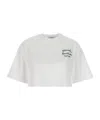 Philosophy Di Lorenzo Serafini Logo Print Cropped T-shirt In White