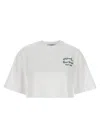 Philosophy Di Lorenzo Serafini Logo Print Cropped T-shirt In White