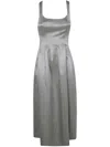 Philosophy Di Lorenzo Serafini Satin Mid-length Dress
