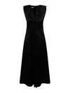 Philosophy Di Lorenzo Serafini Long Duchesse Dress In Black