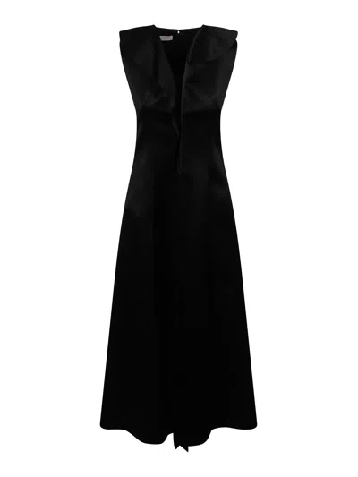 PHILOSOPHY DI LORENZO SERAFINI LONG DUCHESSE DRESS