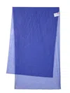 Philosophy Di Lorenzo Serafini Long Semi-sheer Scarf In Blue