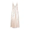 Shop Philosophy Di Lorenzo Serafini Long Sequin Dress In White
