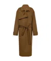 Philosophy Di Lorenzo Serafini Wool Double-breasted Coat In Brown