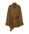 Philosophy Di Lorenzo Serafini Double-breasted Wool Coat In Brown