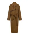 Philosophy Di Lorenzo Serafini Wool Double-breasted Coat In Brown