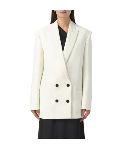 Philosophy Di Lorenzo Serafini Long Sleeved Suit Jacket In White