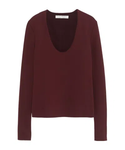 Philosophy Di Lorenzo Serafini Long-sleeved T-shirt In Brown