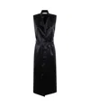 Philosophy Di Lorenzo Serafini Satin Sleeveless Dress In Black