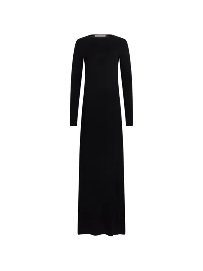 Philosophy Di Lorenzo Serafini Long-sleeve Maxi Dress In Black