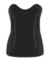 Philosophy Di Lorenzo Serafini Sweetheart Neckline Top In Black