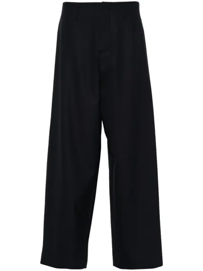 Philosophy Di Lorenzo Serafini Low-rise Palazzo Pants In Blue