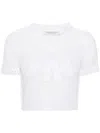 Philosophy Di Lorenzo Serafini Macramé Crop Top In White
