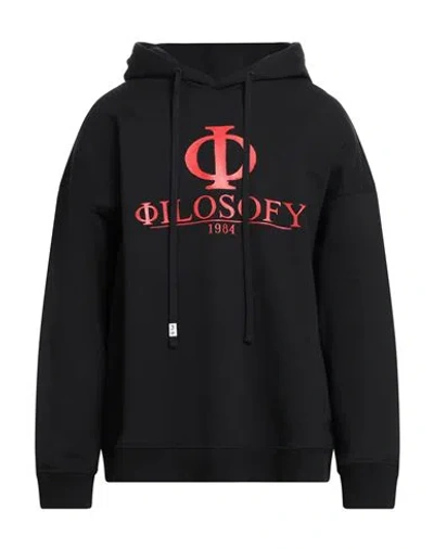 Philosophy Di Lorenzo Serafini Man Sweatshirt Black Size L Cotton