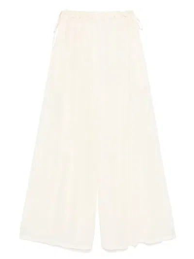 PHILOSOPHY DI LORENZO SERAFINI MESH PALAZZO PANTS