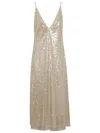 Philosophy Di Lorenzo Serafini Sequinned Gown Dress In Neutrals