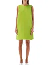 Philosophy Di Lorenzo Serafini Duchesse Sleeveless Knee-length Dress In Green