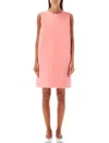 Philosophy Di Lorenzo Serafini Sleeveless Duchess Satin Mini Dress In Rosa