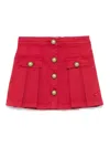 Philosophy Di Lorenzo Serafini Pleated Mini Skirt In Red