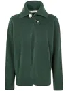 Philosophy Di Lorenzo Serafini Ribbed Long Sleeve Casual Jacket In Green