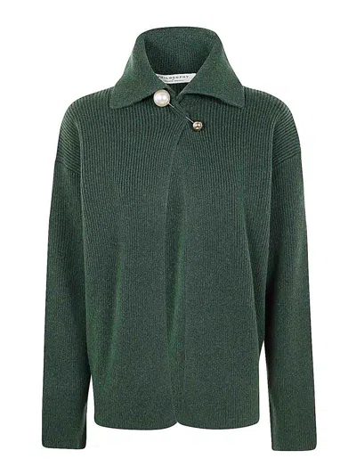 Philosophy Di Lorenzo Serafini Mix Silk Cashmere Jacket In Green