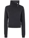 Philosophy Di Lorenzo Serafini Chic Mix Silk Cashmere Sweater In Grey