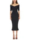 Philosophy Di Lorenzo Serafini Off-the-shoulder Mini Dress With 3/4 Sleeves