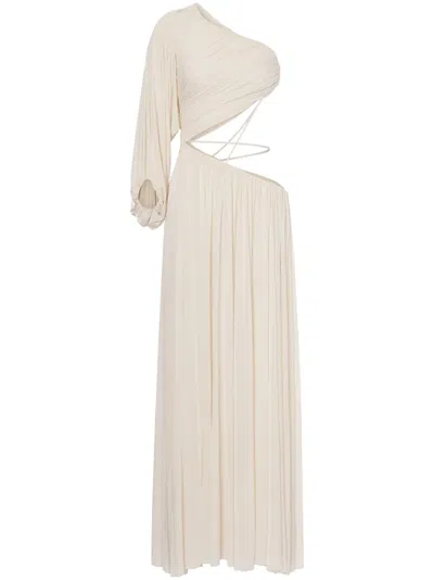 Philosophy Di Lorenzo Serafini Asymmetrisches Maxikleid In Weiss