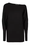 Philosophy Di Lorenzo Serafini One-shoulder Sweater In Black