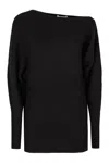 Philosophy Di Lorenzo Serafini One-shoulder Sweater In Black