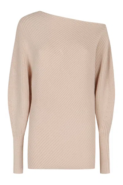 PHILOSOPHY DI LORENZO SERAFINI ONE-SHOULDER SWEATER