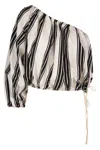 PHILOSOPHY DI LORENZO SERAFINI PHILOSOPHY DI LORENZO SERAFINI ONE-SHOULDER TOP