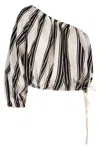 Philosophy Di Lorenzo Serafini One-shoulder Top In Ivory