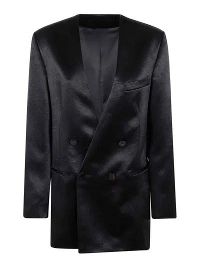 Philosophy Di Lorenzo Serafini Over Doublebreast Jacket In Black