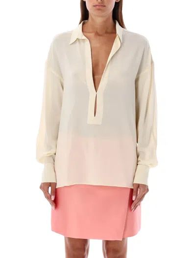 Philosophy Di Lorenzo Serafini Oversized Blouse In White