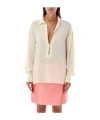 Philosophy Di Lorenzo Serafini Relaxed Fit Oversized Blouse In Nude