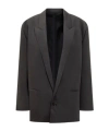 Philosophy Di Lorenzo Serafini Tropical Wool Oversize Blazer In Black